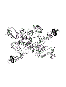 Main Frame parts for Craftsman Gas Walk-Behind Mower 917377573 from AppliancePartsPros.com