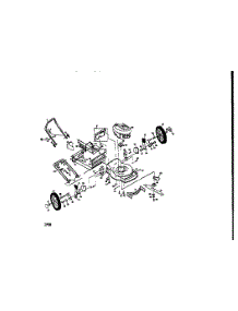 Main Frame parts for Craftsman Gas Walk-Behind Mower 917377590 from AppliancePartsPros.com