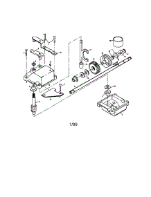 Gear Case Assembly 702511 parts for Craftsman Gas Walk-Behind Mower 917377593 from AppliancePartsPros.com
