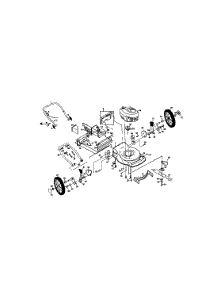 Main Frame parts for Craftsman Gas Walk-Behind Mower 917377593 from AppliancePartsPros.com