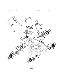 Wheel Assembly parts for Craftsman Gas Walk-Behind Mower 917377600 from AppliancePartsPros.com