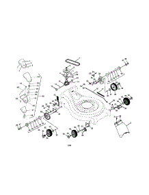 Wheels / Tires / V-Belt parts for Craftsman Gas Walk-Behind Mower 917377681 from AppliancePartsPros.com
