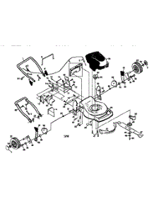Main Frame parts for Craftsman Gas Walk-Behind Mower 917377730 from AppliancePartsPros.com