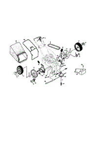 Wheels parts for Craftsman Gas Walk-Behind Mower 917377750 from AppliancePartsPros.com