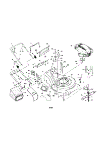 Engine / Handle / Housing parts for Craftsman Gas Walk-Behind Mower 917377782 from AppliancePartsPros.com