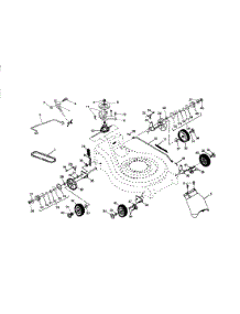 Wheels / Tires / Belt parts for Craftsman Gas Walk-Behind Mower 917377784 from AppliancePartsPros.com