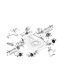 Wheels / Tires / Cover Drive parts for Craftsman Gas Walk-Behind Mower 917377820 from AppliancePartsPros.com