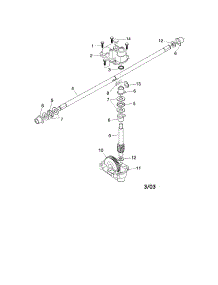 Gearcase Assembly parts for Craftsman Gas Walk-Behind Mower 917377840 from AppliancePartsPros.com