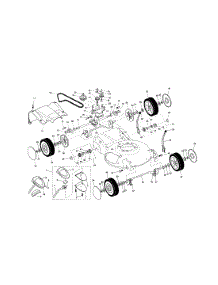 Wheels / Tires / Cover parts for Craftsman Gas Walk-Behind Mower 917377840 from AppliancePartsPros.com