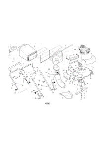 Engine / Housing / Handle / Grassbag parts for Craftsman Gas Walk-Behind Mower 917377841 from AppliancePartsPros.com