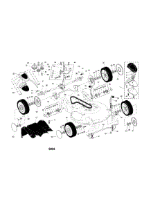 Wheels / Tires / Drive Cover / Belt parts for Craftsman Gas Walk-Behind Mower 917377842 from AppliancePartsPros.com