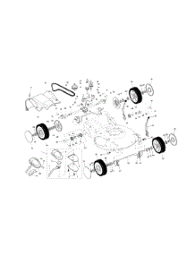 Wheels / Tires / Drive Cover parts for Craftsman Gas Walk-Behind Mower 917377843 from AppliancePartsPros.com