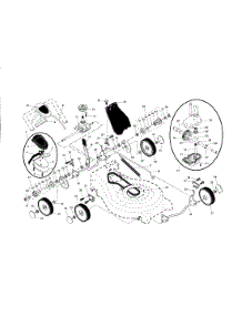Wheels / Tires / Gearcase parts for Craftsman Gas Walk-Behind Mower 917377891 from AppliancePartsPros.com