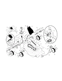 Wheels / Tires / Crankshaft parts for Craftsman Gas Walk-Behind Mower 917377892 from AppliancePartsPros.com