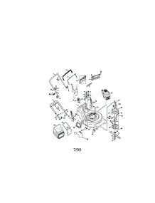 Rotary Lawn Mower parts for Craftsman Gas Walk-Behind Mower 917377911 from AppliancePartsPros.com