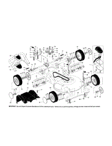 Wheels / Tires / Drive Cover parts for Craftsman Gas Walk-Behind Mower 917377941 from AppliancePartsPros.com