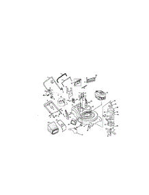 Engine / Handle / Housing parts for Craftsman Gas Walk-Behind Mower 917377971 from AppliancePartsPros.com