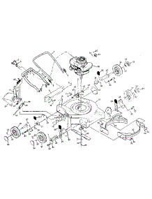 Main Frame parts for Craftsman Gas Walk-Behind Mower 917378031 from AppliancePartsPros.com