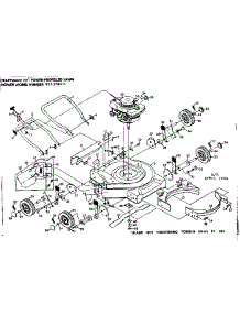 Main Frame parts for Craftsman Gas Walk-Behind Mower 917378111 from AppliancePartsPros.com