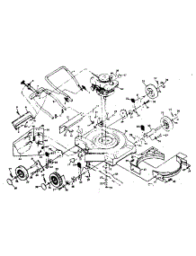 Main Frame parts for Craftsman Gas Walk-Behind Mower 917378121 from AppliancePartsPros.com