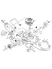 Main Frame parts for Craftsman Gas Walk-Behind Mower 917378131 from AppliancePartsPros.com