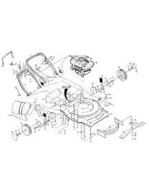 Main Frame parts for Craftsman Gas Walk-Behind Mower 917378150 from AppliancePartsPros.com