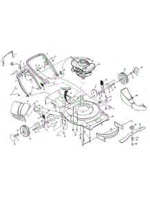 Main Frame parts for Craftsman Gas Walk-Behind Mower 917378160 from AppliancePartsPros.com