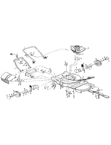 Main Frame parts for Craftsman Gas Walk-Behind Mower 917378170 from AppliancePartsPros.com