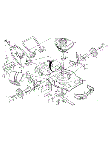 Main Frame parts for Craftsman Gas Walk-Behind Mower 917378200 (1987) from AppliancePartsPros.com