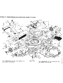 Replacement Parts parts for Craftsman Gas Walk-Behind Mower 917378233 from AppliancePartsPros.com