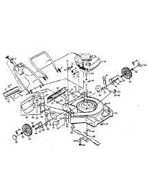 Main Frame parts for Craftsman Gas Walk-Behind Mower 917378242 from AppliancePartsPros.com