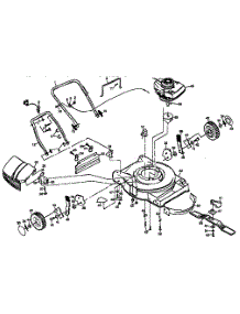 Main Frame parts for Craftsman Gas Walk-Behind Mower 917378272 from AppliancePartsPros.com