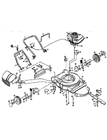 Main Frame parts for Craftsman Gas Walk-Behind Mower 917378290 from AppliancePartsPros.com