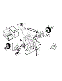 Wheels / Tires / Bag parts for Craftsman Gas Walk-Behind Mower 917378311 from AppliancePartsPros.com