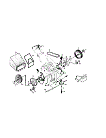 Wheels parts for Craftsman Gas Walk-Behind Mower 917378320 from AppliancePartsPros.com