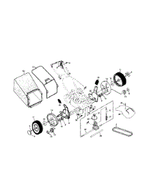 Wheels / Tires / Bag parts for Craftsman Gas Walk-Behind Mower 917378351 from AppliancePartsPros.com