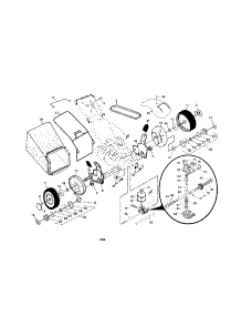 Wheels / Tires / Bag parts for Craftsman Gas Walk-Behind Mower 917378401 from AppliancePartsPros.com