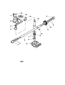Gearcase Assembly parts for Craftsman Gas Walk-Behind Mower 917378404 from AppliancePartsPros.com