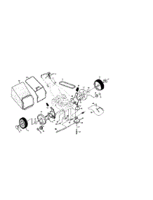 Wheels / Tires / Bag parts for Craftsman Gas Walk-Behind Mower 917378411 from AppliancePartsPros.com