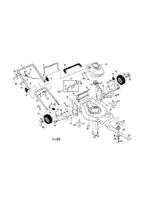 Lawn Mower parts for Craftsman Gas Walk-Behind Mower 917378442 from AppliancePartsPros.com