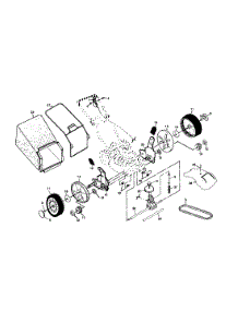 Wheels / Tires / Bag parts for Craftsman Gas Walk-Behind Mower 917378451 from AppliancePartsPros.com