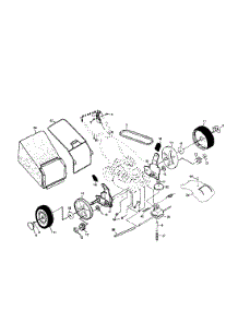 Wheels / Tires / Bag parts for Craftsman Gas Walk-Behind Mower 917378460 from AppliancePartsPros.com