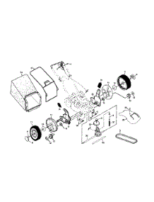 Wheels / Tires / Bag parts for Craftsman Gas Walk-Behind Mower 917378461 from AppliancePartsPros.com