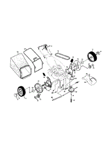 Wheels / Tires / Bag parts for Craftsman Gas Walk-Behind Mower 917378470 from AppliancePartsPros.com