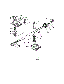 Gear Case Assembly parts for Craftsman Gas Walk-Behind Mower 917378520 from AppliancePartsPros.com