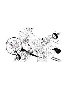 Wheels / Tires / Bag parts for Craftsman Gas Walk-Behind Mower 917378551 from AppliancePartsPros.com