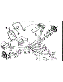 Main Frame parts for Craftsman Gas Walk-Behind Mower 917378571 from AppliancePartsPros.com