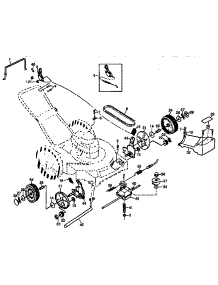 Lawn Mower parts for Craftsman Gas Walk-Behind Mower 917378590 from AppliancePartsPros.com