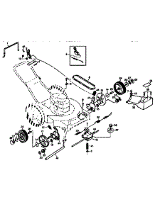 Craftsman 22" Rotary Lawnmower parts for Craftsman Gas Walk-Behind Mower 917378591 from AppliancePartsPros.com