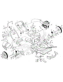 Main Frame parts for Craftsman Gas Walk-Behind Mower 917378600 from AppliancePartsPros.com